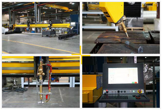 QG刮刮乐10米超长跨距无限回转数控坡口切割机